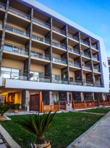 Tatil köyünün bulunduğu bina
