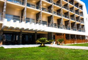 Tatil köyünün bulunduğu bina