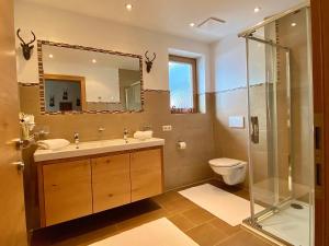 Koupelna v ubytování Appartement Sonnenschein