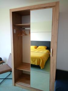 Postel nebo postele na pokoji v ubytování B&B In de Wei