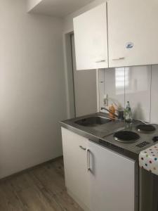 Küche/Küchenzeile in der Unterkunft Fremdenzimmer Sas