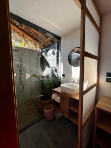 Posteľ alebo postele v izbe v ubytovaní H20 Container Cabins