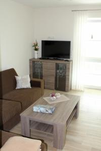 TV a/nebo společenská místnost v ubytování Backbord