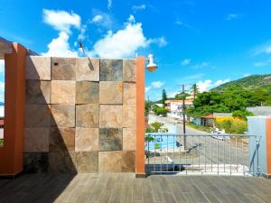 a view from the balcony of a house at Hotel Frailes in Arriaga