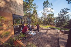 Hosté ubytování Cabaña de lujo con Tina y Fogatero Vistas al Bosque de Mazamitla