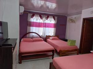 Katil atau katil-katil dalam bilik di Posada Sorybego