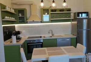 Η κουζίνα ή μικρή κουζίνα στο Allview apartment