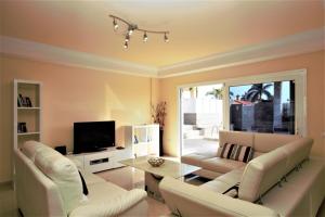A television and/or entertainment centre at Villa Lovisi