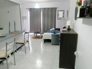 Pensión Playa的休息区