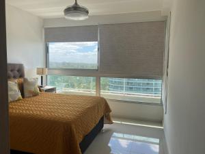 Ένα ή περισσότερα κρεβάτια σε δωμάτιο στο Hermoso Apartamento en Punta del Este, piso alto. +16 φωτογραφίες