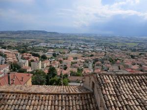 En generell vy över Castelfidardo eller utsikten över staden från detta B&B