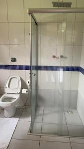 Koupelna v ubytování Pousada Villa Di Carpi