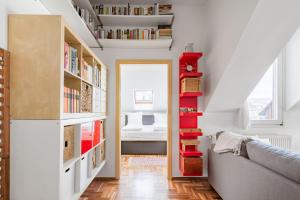 The library in Az apartmant