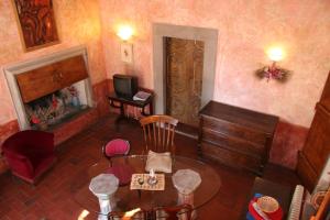 Posezení v ubytování Poggio Alla Pieve Relais