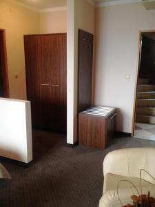 מיטה או מיטות בחדר ב-VILLA VOLOSKO with private parking and breakfast,seaview