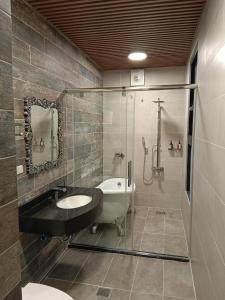 Koupelna v ubytování Bondi Homestay