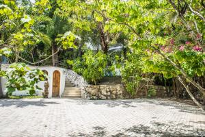 萨玛拉Villa Bruga en Samara Rocks的一座有门和树木的车道的房子 更多8张照片