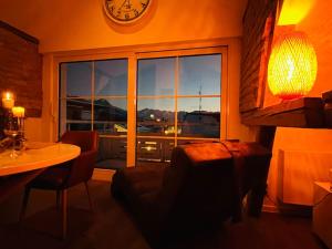 Posezení v ubytování Penthouse im Dachgeschoss
