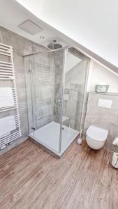 Koupelna v ubytování Penthouse im Dachgeschoss