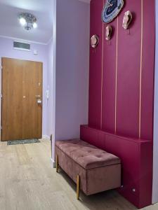 Posedenie v ubytovaní Nadmorskie Tarasy Pink&Blue z prywatnym tarasem basen kryty&zewnętrzny infinity siłownia sala zabaw