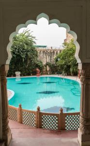 Bazén v ubytování Hotel Bissau Palace nebo v jeho okolí