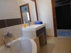 Koupelna v ubytování Apartman HF
