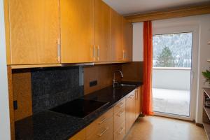 A kitchen or kitchenette at Stoabergblick