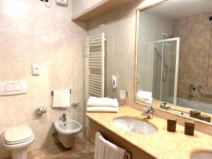 Kúpeľňa v ubytovaní Hotel Cristallo