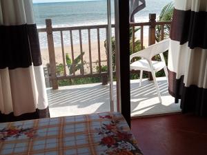 Balkón nebo terasa v ubytování Himana Beach Rest