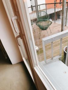 Ein Balkon oder eine Terrasse in der Unterkunft GOHO Loft