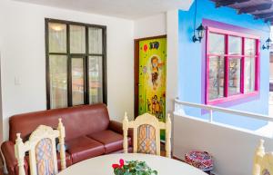 Posezení v ubytování Hotel De Mi Pueblo