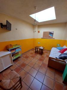 Postel nebo postele na pokoji v ubytování Casa Rural El Callejo