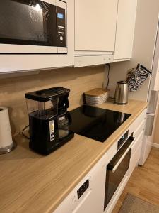 Kuchyň nebo kuchyňský kout v ubytování Cozy centre apartament Kuopio