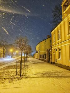 Pokoje przy Arkadii v zime