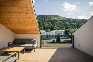 Widok na góry z tego apartamentu