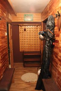a room with a hallway with a room with a door at PUSTELNIA WODZA in Wisła