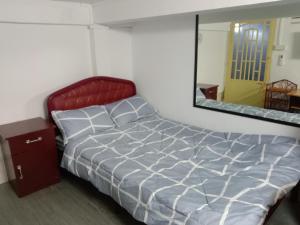 מיטה או מיטות בחדר ב-Lavendrata I