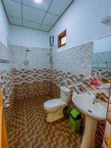 Vonios kambarys apgyvendinimo įstaigoje Nimsara Lodge Sigiriya