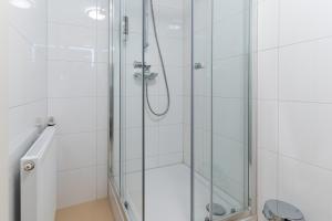 Koupelna v ubytování Hotel Myrsini