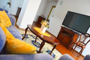 TV a/nebo společenská místnost v ubytování Hotel Sebastian u Hoffera