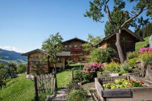 Vonkajšia záhrada v ubytovaní Siedlerhof