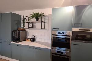 Kuhinja oz. manjša kuhinja v nastanitvi B&B Het Groene Hart