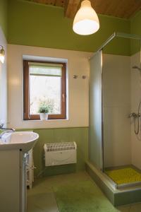 Koupelna v ubytování Apartament Nad Potokiem