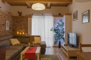 Oleskelutila majoituspaikassa Apartament Nad Potokiem