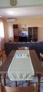 Kuchyň nebo kuchyňský kout v ubytování Apartman M&M Žminj