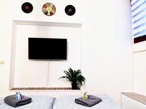 TV a/nebo společenská místnost v ubytování LENASTAY I Loft Chick - Innenstadt