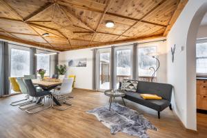 Posezení v ubytování Ferienwohnung Weiß