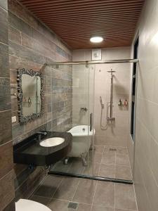Koupelna v ubytování Bondi Homestay