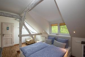 Ein Sitzbereich in der Unterkunft Pension & Biergarten Spreewaldhof Leipe