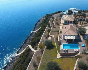 The swimming pool at or close to Iris Villas Lefkada - Karavi Villa with private sea access